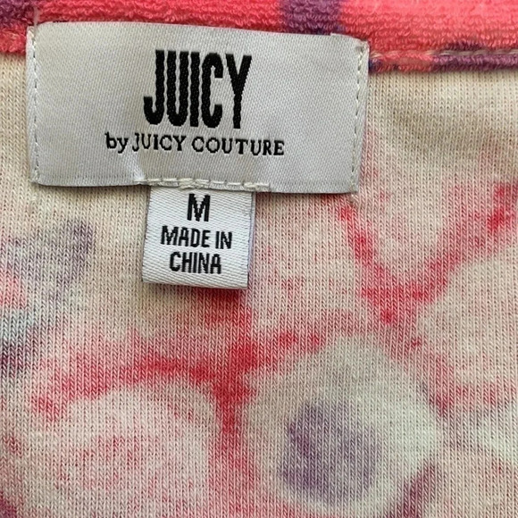 Juicy Couture Terry Towel Ruched Top & Shorts Set Size Medium New - Picture 5 of 12